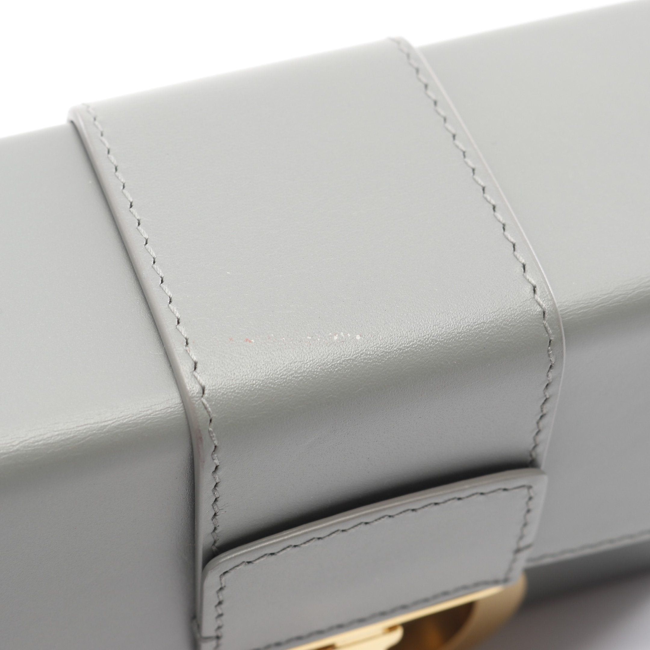 Dior Dior 30 Montaigne Shoulder Bag Leather Gray Size ONE SIZE - 11 Thumbnail