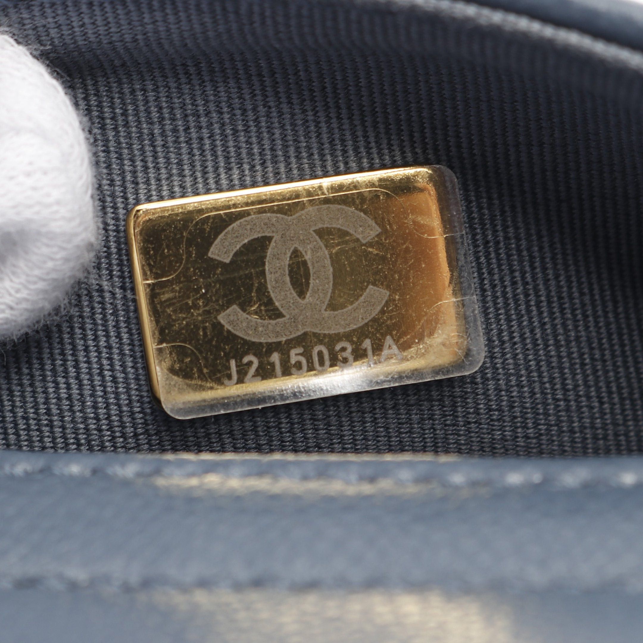 Chanel Chanel Matelasse Backpack Rucksack Caviar Skin Blue Gray Gold Hardware Size ONE SIZE - 5 Thumbnail