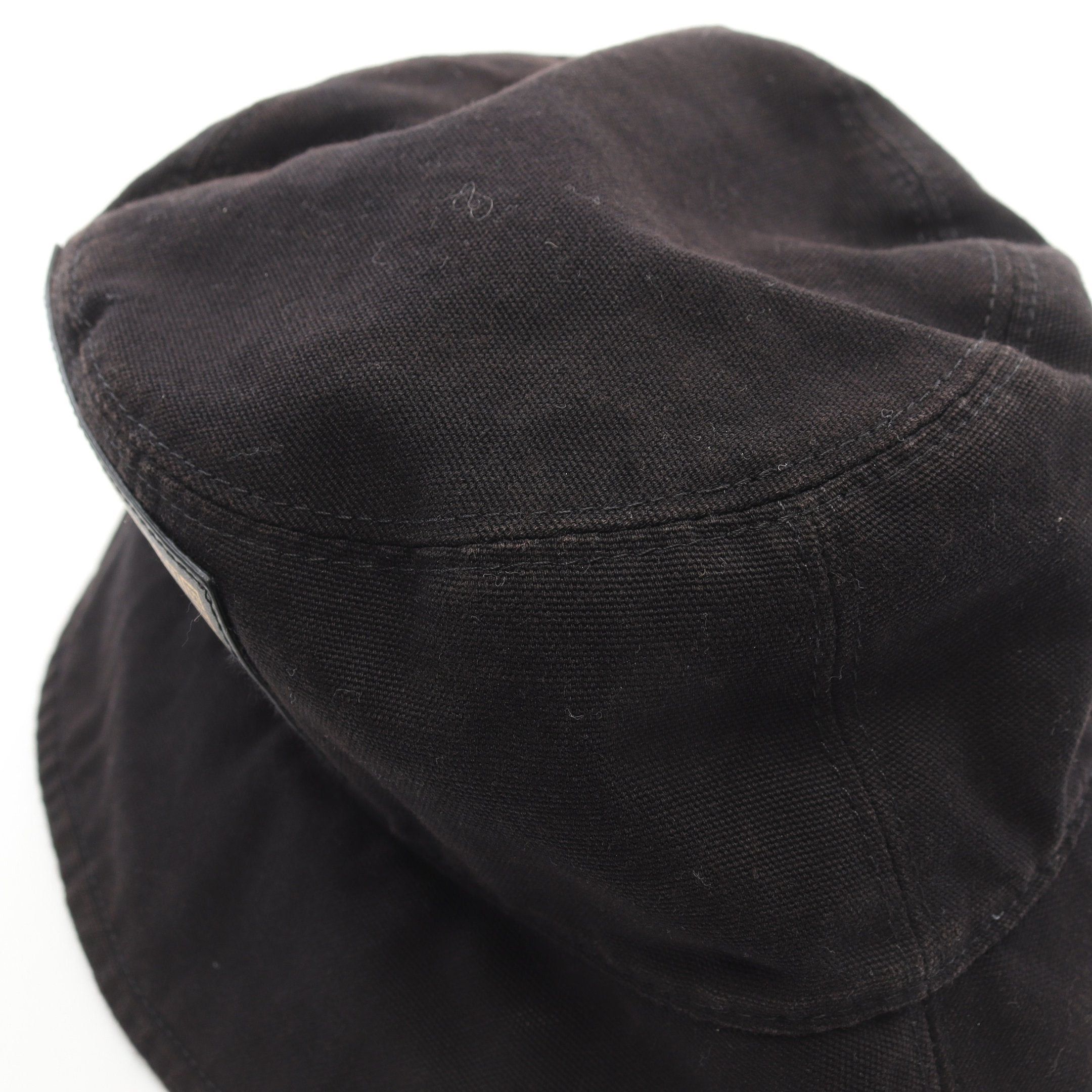 Fendi Fendi Fendi * Versace Fendace Fenderche Bucket Hat Cotton Black Size ONE SIZE - 9 Thumbnail