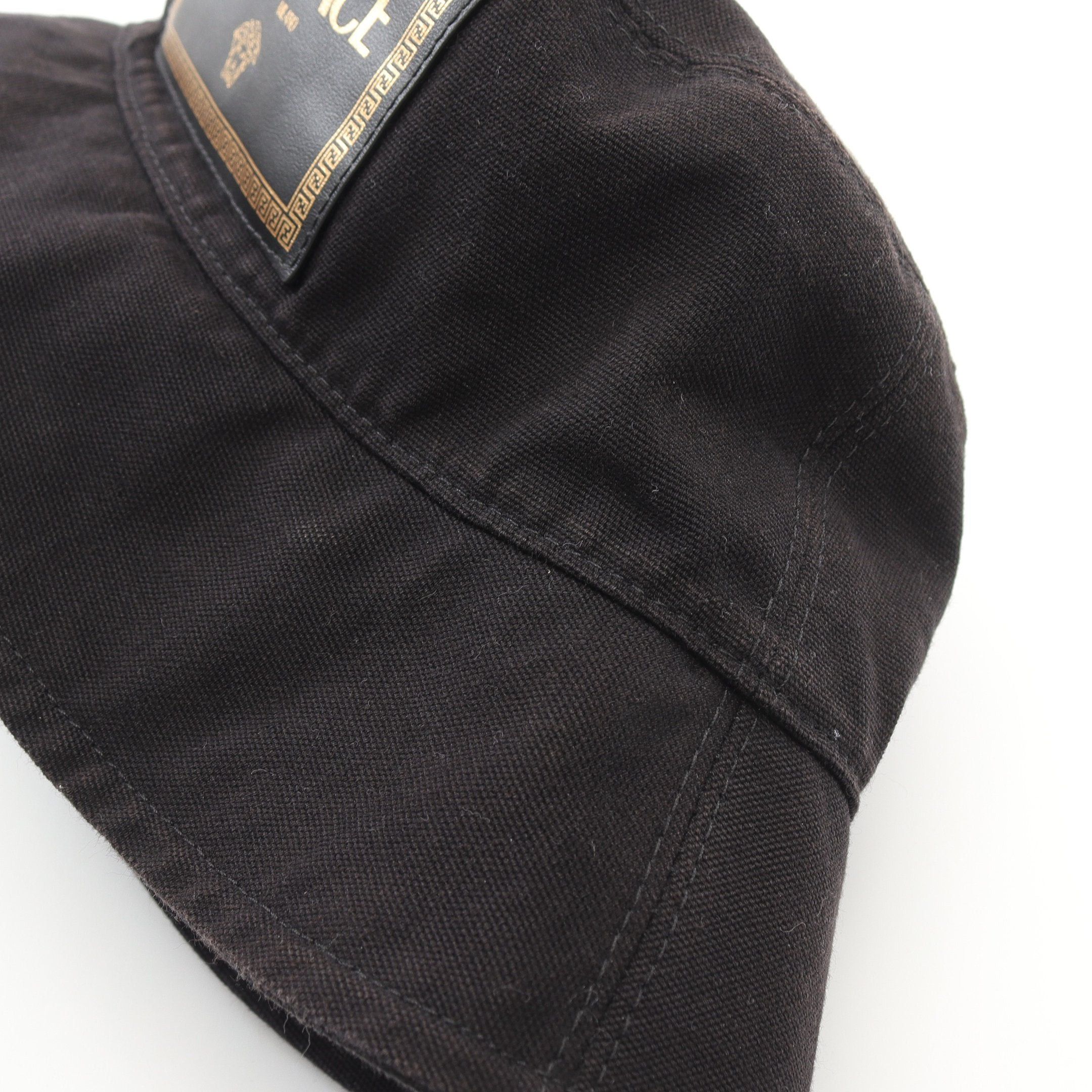 Fendi Fendi Fendi * Versace Fendace Fenderche Bucket Hat Cotton Black Size ONE SIZE - 8 Thumbnail