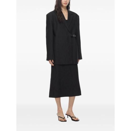 Studio Nicholson STUDIO NICHOLSON Women Suit Jackets SNW 1554 SILAS BLACK Size M / US 6-8 / IT 42-44 - 4 Thumbnail