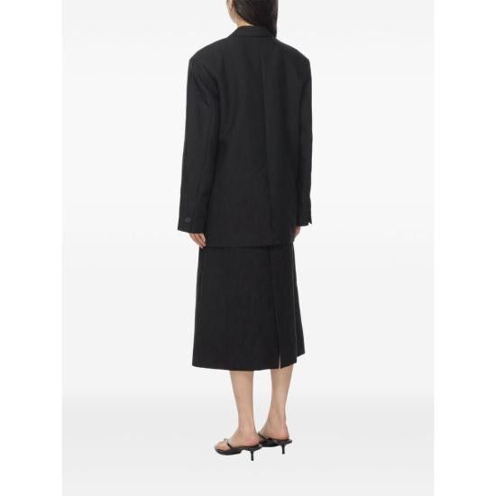 Studio Nicholson STUDIO NICHOLSON Women Suit Jackets SNW 1554 SILAS BLACK Size M / US 6-8 / IT 42-44 - 6 Thumbnail