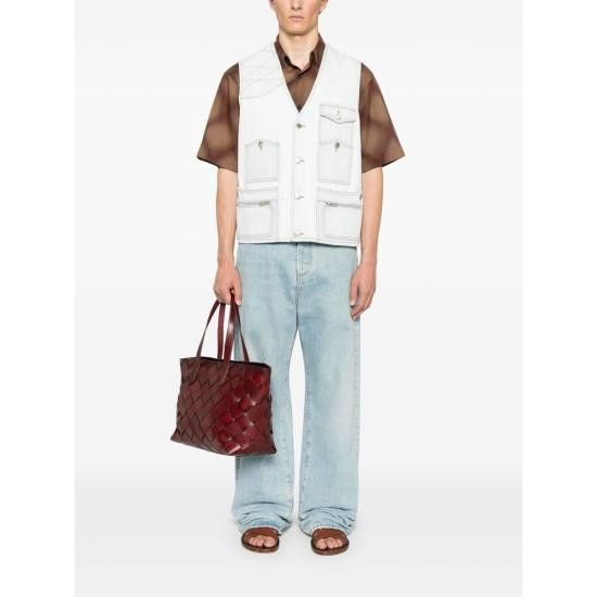Bally BALLY Men Vests MOU09V CO371 U589 BLUE Size US L / EU 52-54 / 3 - 4 Thumbnail