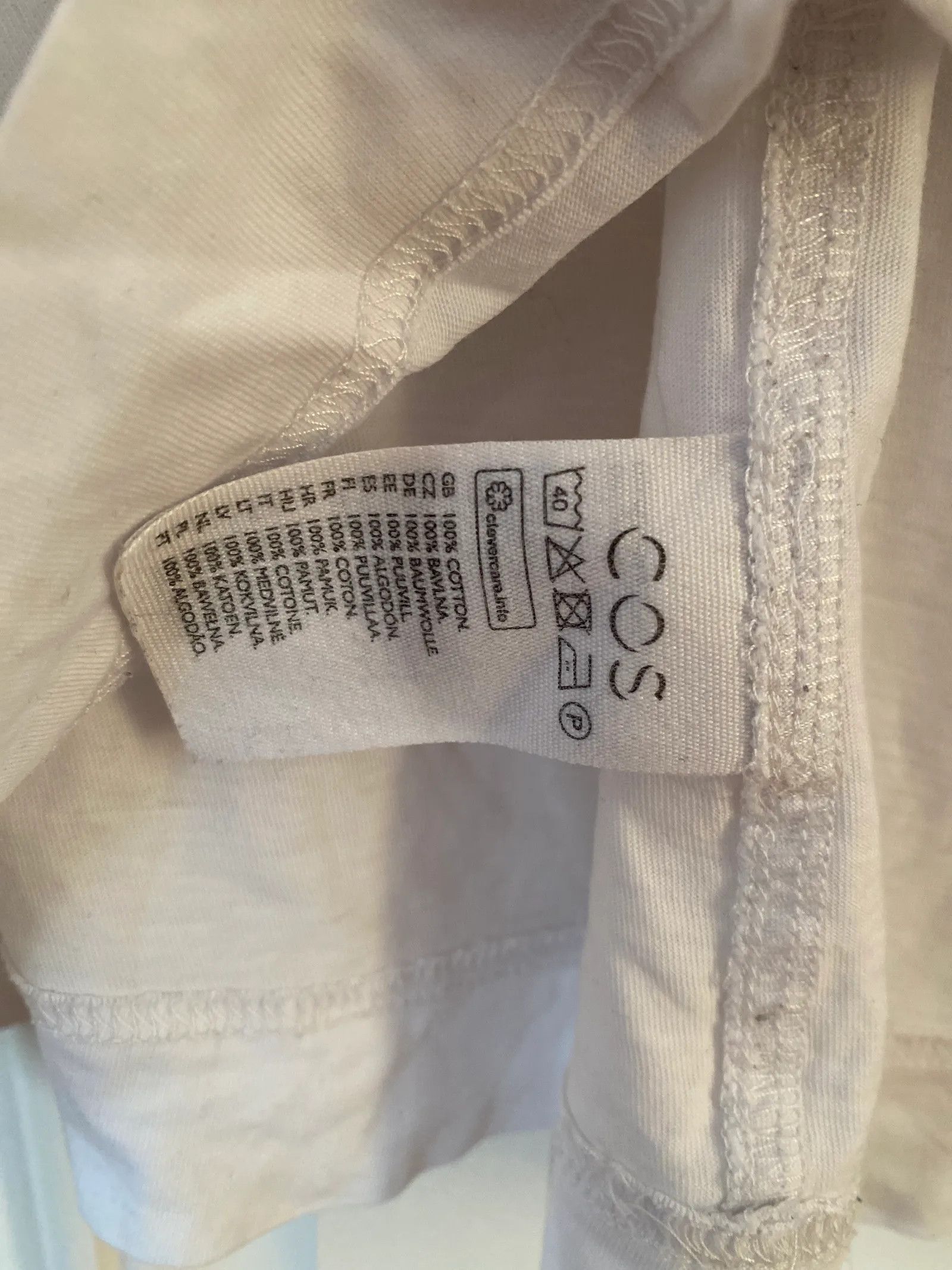 Cos Cos Short Sleeve T-shirt Size L / US 10 / IT 46 - 3 Thumbnail