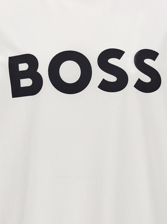 Hugo HUGO BOSS Men T-Shirts 50481923 100 WHITE Size US XL / EU 56 / 4 - 4 Thumbnail