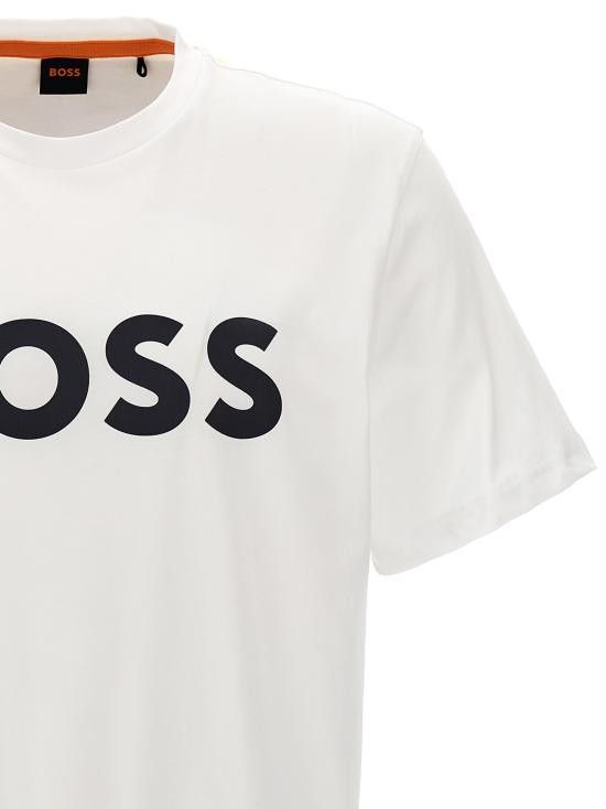 Hugo HUGO BOSS Men T-Shirts 50481923 100 WHITE Size US XL / EU 56 / 4 - 3 Thumbnail
