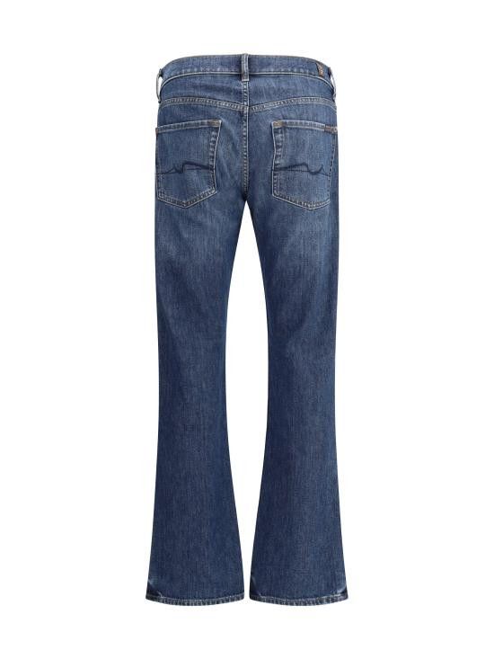 7 For All Mankind 7 FOR ALL MANKIND Men Denim Pants JSMWE150GU MIDBLUE Size US 33 - 2 Thumbnail
