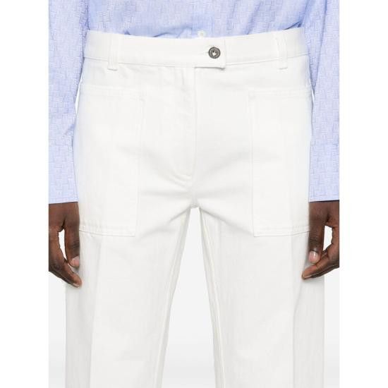 Salvatore Ferragamo SALVATORE FERRAGAMO Women Denim Pants 13G445 0780548 BIARG WHITE Size 26" / US 2 / IT 38 - 2 Thumbnail