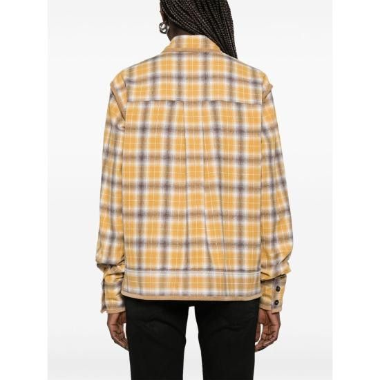 Dsquared2 DSQUARED2 Women Shirts D35160 S75DL0898 001F YELLOW Size M / US 6-8 / IT 42-44 - 2 Thumbnail