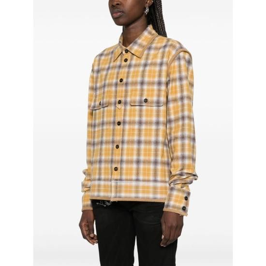 Dsquared2 DSQUARED2 Women Shirts D35160 S75DL0898 001F YELLOW Size M / US 6-8 / IT 42-44 - 3 Thumbnail