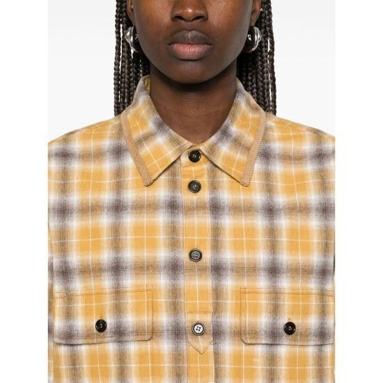 Dsquared2 DSQUARED2 Women Shirts D35160 S75DL0898 001F YELLOW Size M / US 6-8 / IT 42-44 - 4 Thumbnail