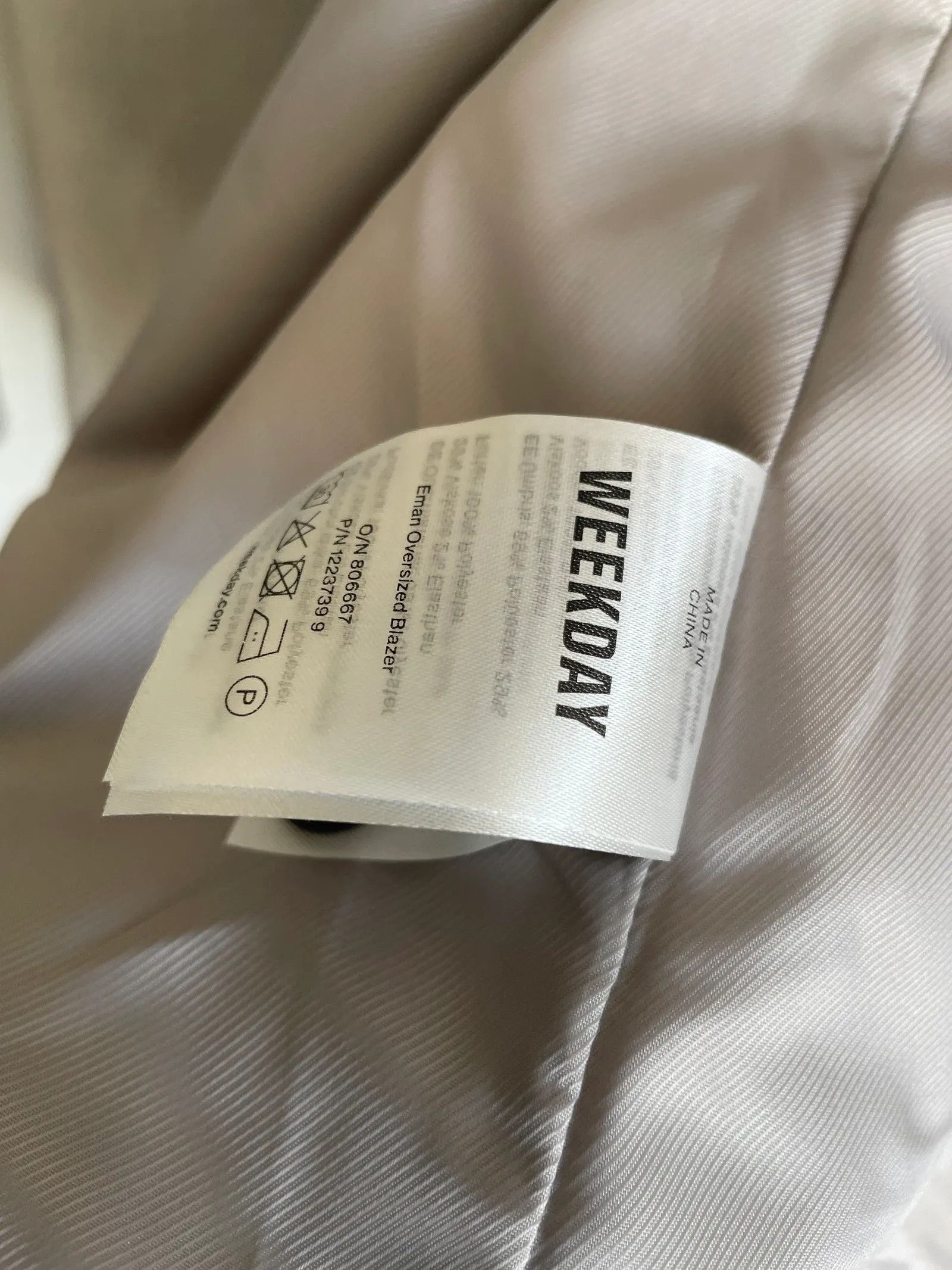 Weekday Weekday Blazer Size 42R - 3 Thumbnail
