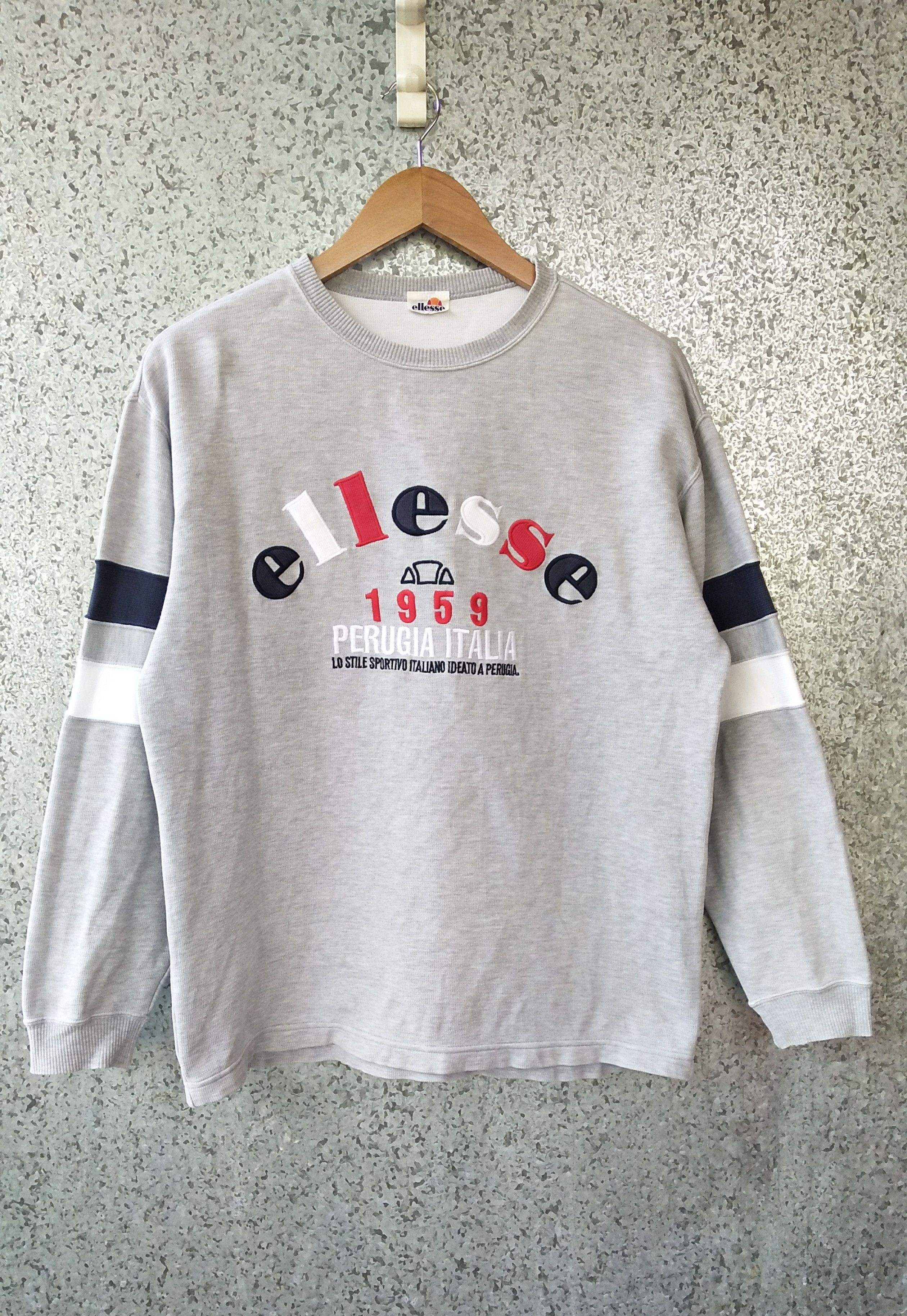 Ellesse Vintage 90s Vintage ELLESE sweatshirt spell out jumper Size US M / EU 48-50 / 2 - 1 Thumbnail