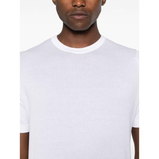 John Smedley JOHN SMEDLEY Men T-Shirts KEMPTON WHITE Size US XXL / EU 58 / 5 - 3 Thumbnail