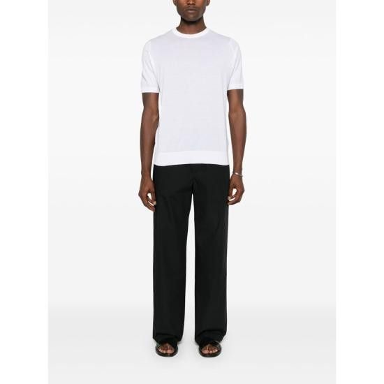 John Smedley JOHN SMEDLEY Men T-Shirts KEMPTON WHITE Size US XXL / EU 58 / 5 - 2 Thumbnail