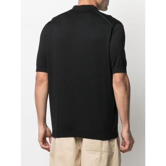 John Smedley JOHN SMEDLEY Men Polo Shirts ISIS BLACK Size US XXL / EU 58 / 5 - 2 Thumbnail
