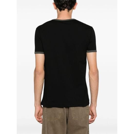 Dries Van Noten DRIES VAN NOTEN Men T-Shirts 1600 021110 900 BLACK Size US M / EU 48-50 / 2 - 3 Thumbnail