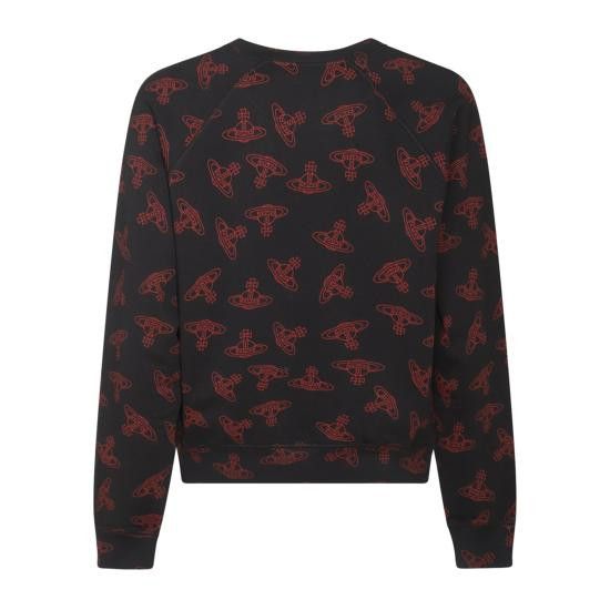 Vivienne Westwood VIVIENNE WESTWOOD Men Hoodies 3I010004J0079 N303 BLACK RED Size US XL / EU 56 / 4 - 2 Thumbnail