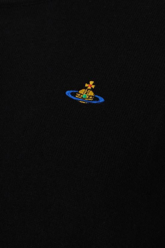 Vivienne Westwood VIVIENNE WESTWOOD Women Sweater 1803002SY001V N401 BLACK Size M / US 6-8 / IT 42-44 - 3 Thumbnail