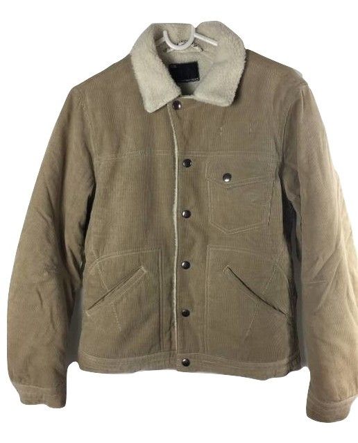 image of Number N Ine Number (N)Ine Wool Lined Corduroy Jacket in Tan, Men's (Size Medium)