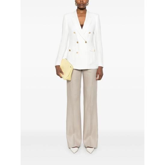 Tagliatore TAGLIATORE Women Suit Jackets 340159 J HONEY EX827 WHITE Size L / US 10 / IT 46 - 4 Thumbnail