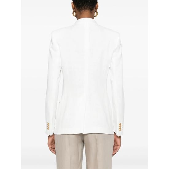 Tagliatore TAGLIATORE Women Suit Jackets 340159 J HONEY EX827 WHITE Size L / US 10 / IT 46 - 3 Thumbnail