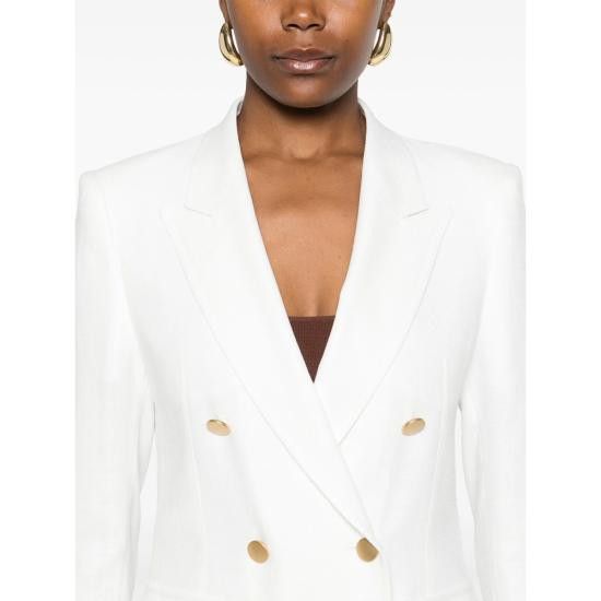 Tagliatore TAGLIATORE Women Suit Jackets 340159 J HONEY EX827 WHITE Size L / US 10 / IT 46 - 2 Thumbnail