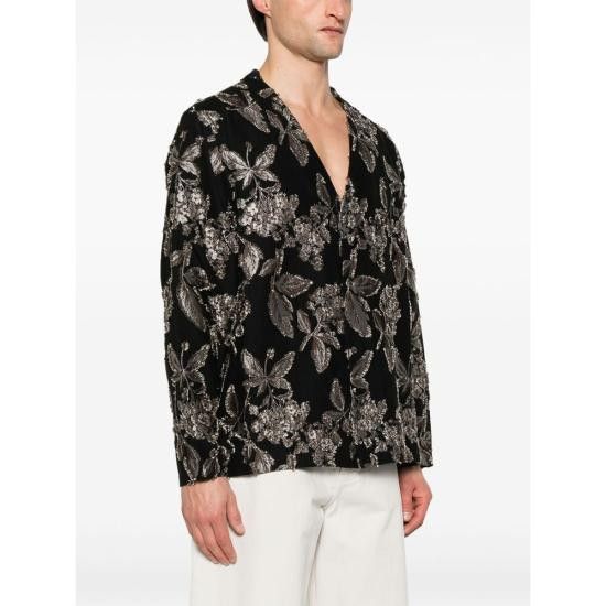 Needles NEEDLES Men Long Tops PU227 BLACK Size US M / EU 48-50 / 2 - 2 Thumbnail