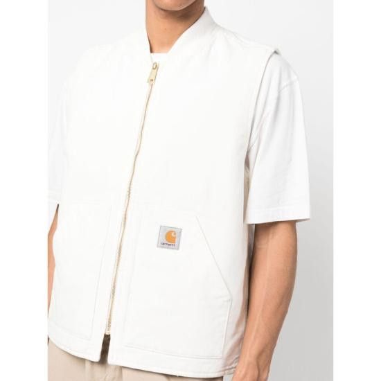 Carhartt CARHARTT Men Vests I026457 D602 WHITE Size US XL / EU 56 / 4 - 2 Thumbnail