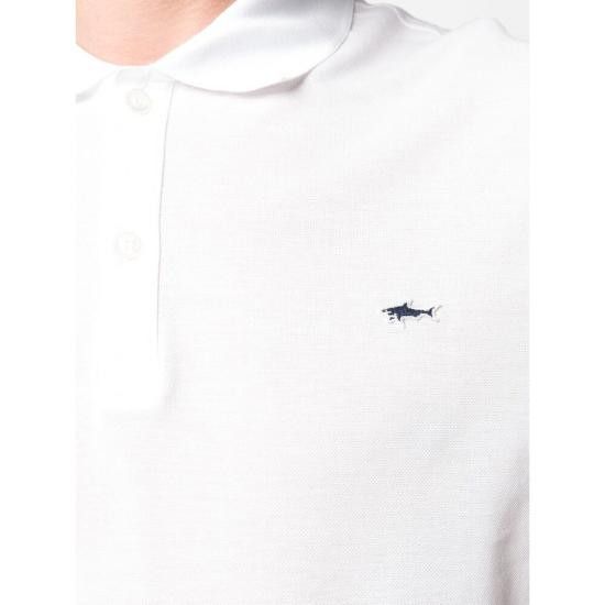 Paul & Shark PAUL & SHARK Men Polo Shirts C0P1013 010 WHITE Size US XXL / EU 58 / 5 - 5 Thumbnail