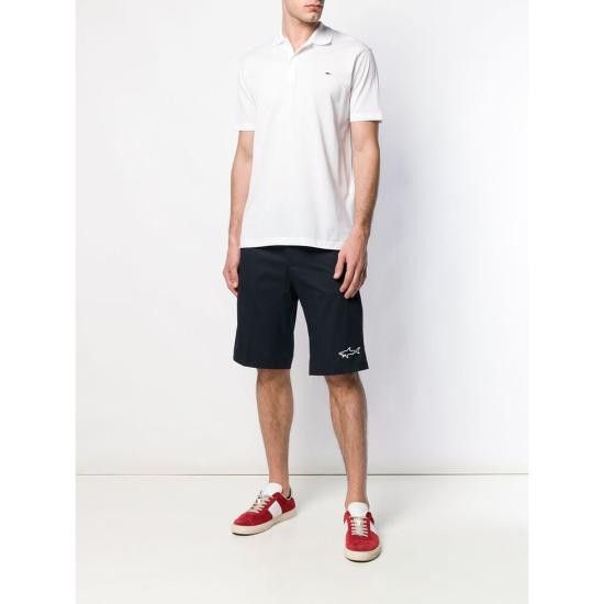 Paul & Shark PAUL & SHARK Men Polo Shirts C0P1013 010 WHITE Size US L / EU 52-54 / 3 - 2 Thumbnail