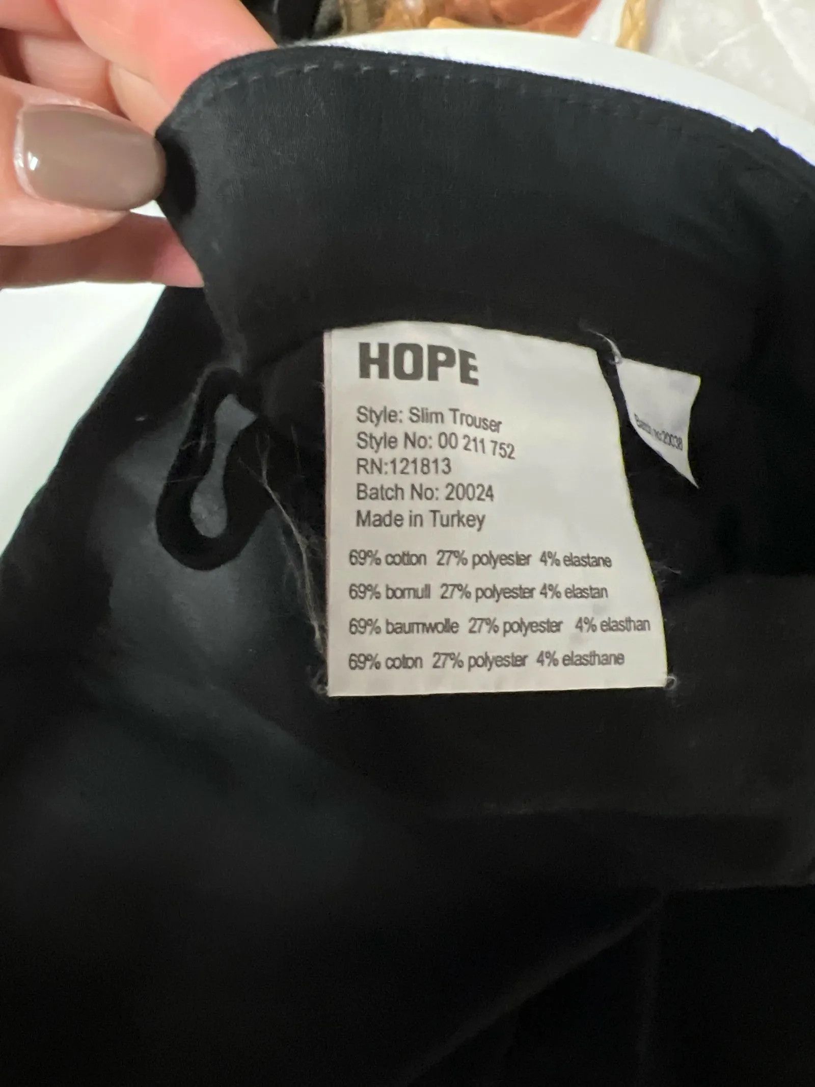 Hope Hope Slim trousers Pants Size 25" / US 0 / IT 36 - 3 Thumbnail