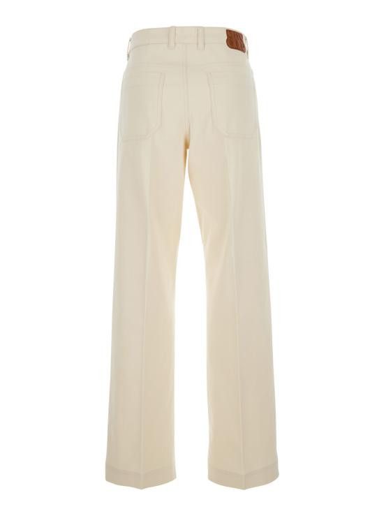 Moncler MONCLER Women Denim Pants 2A000015985820N Beige Size 30" / US 8 / IT 44 - 2 Thumbnail
