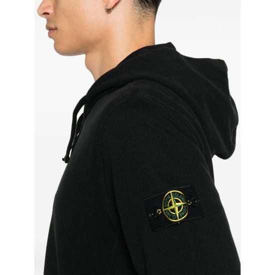 Stone Island STONE ISLAND Men Hoodies 811563520 V0029 BLACK Size US XL / EU 56 / 4 - 3 Thumbnail