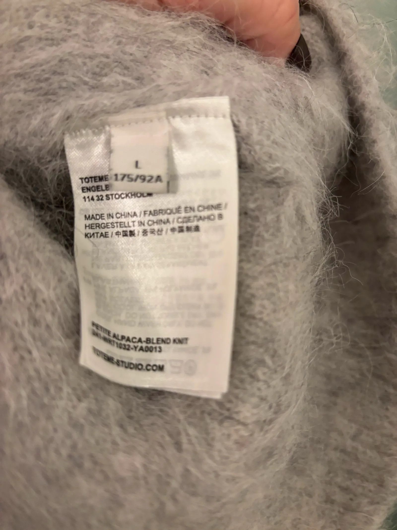 Toteme Toteme Petite alpaca blend knit Sweater Size L / US 10 / IT 46 - 4 Thumbnail