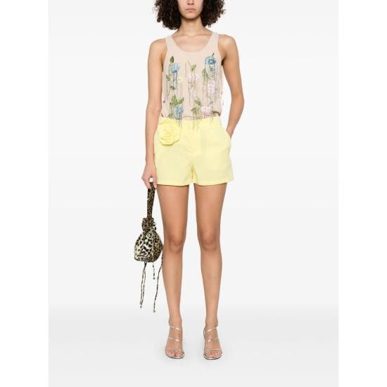 Blumarine BLUMARINE Women Shorts & Burmudas 2P180A N0220 YELLOW Size 28" / US 6 / IT 42 - 3 Thumbnail
