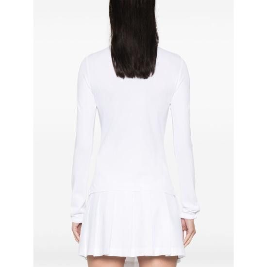 Ralph Lauren RALPH LAUREN Women Polo Shirts 211941176004 WHITE Size M / US 6-8 / IT 42-44 - 3 Thumbnail