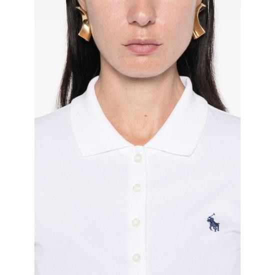 Ralph Lauren RALPH LAUREN Women Polo Shirts 211941176004 WHITE Size M / US 6-8 / IT 42-44 - 2 Thumbnail
