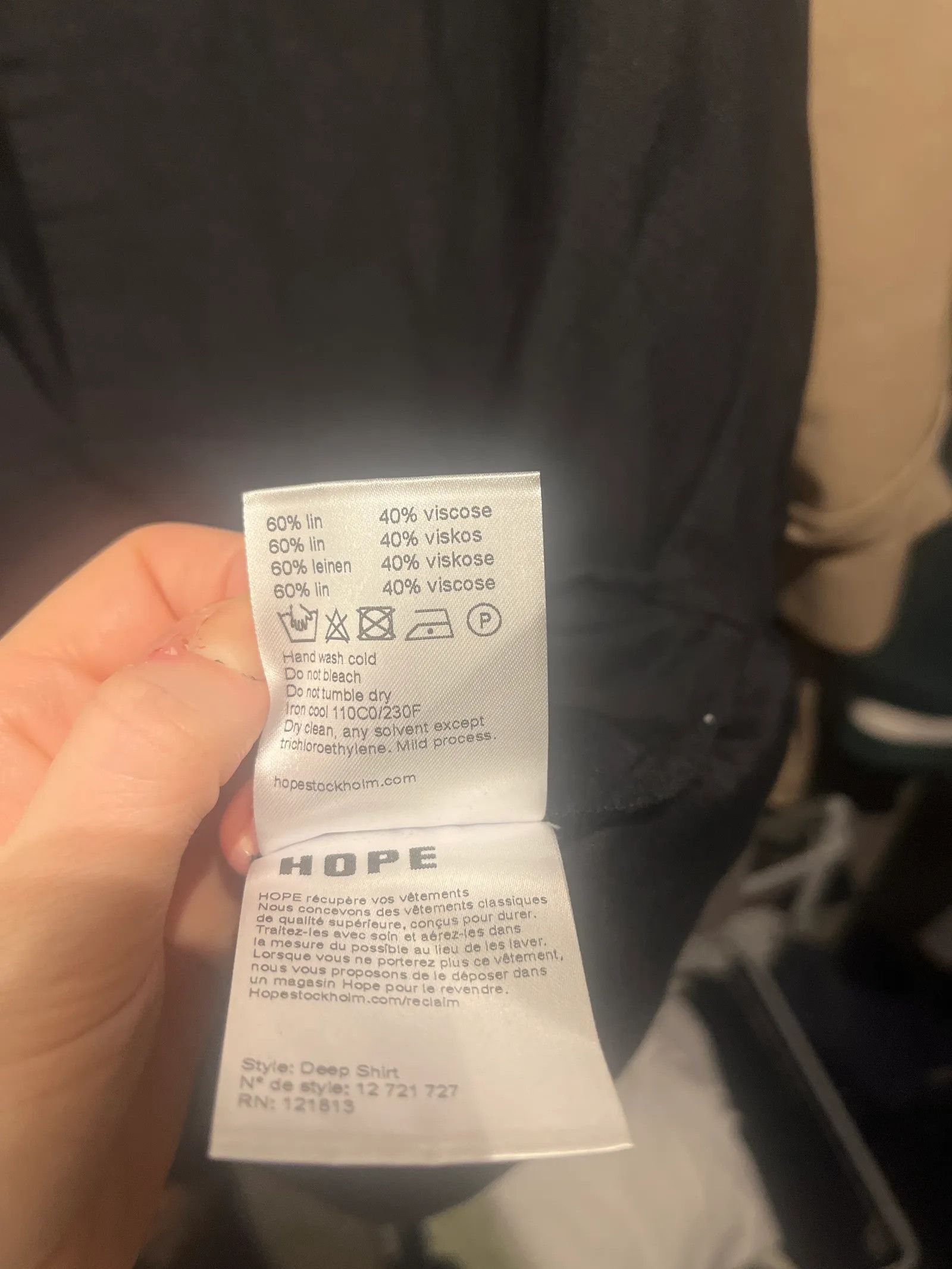 Hope Hope Deep shirt Shirt Size XS / US 0-2 / IT 36-38 - 3 Thumbnail