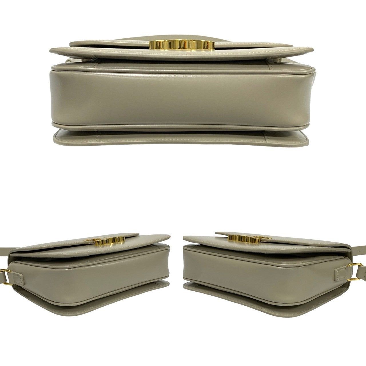 Celine Celine Shoulder Bag Neutrals Leather Size ONE SIZE - 6 Thumbnail
