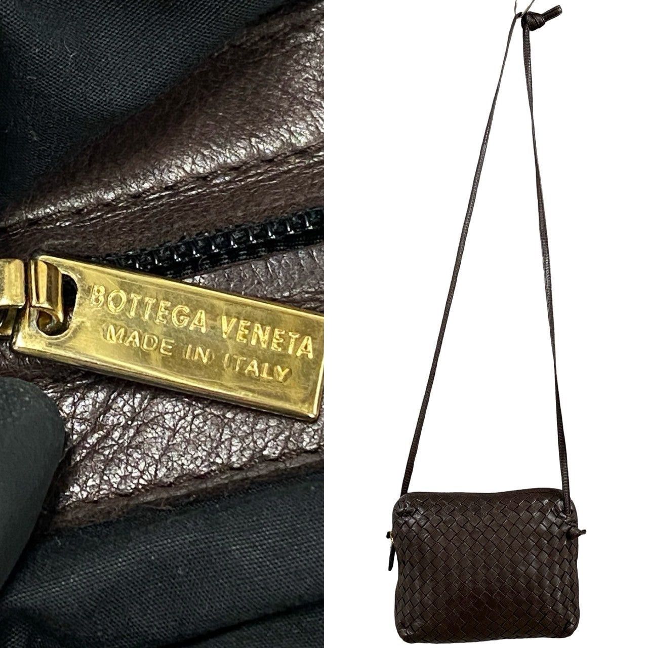Bottega Veneta Bottega Veneta Shoulder Bag Brown Leather Size ONE SIZE - 3 Thumbnail