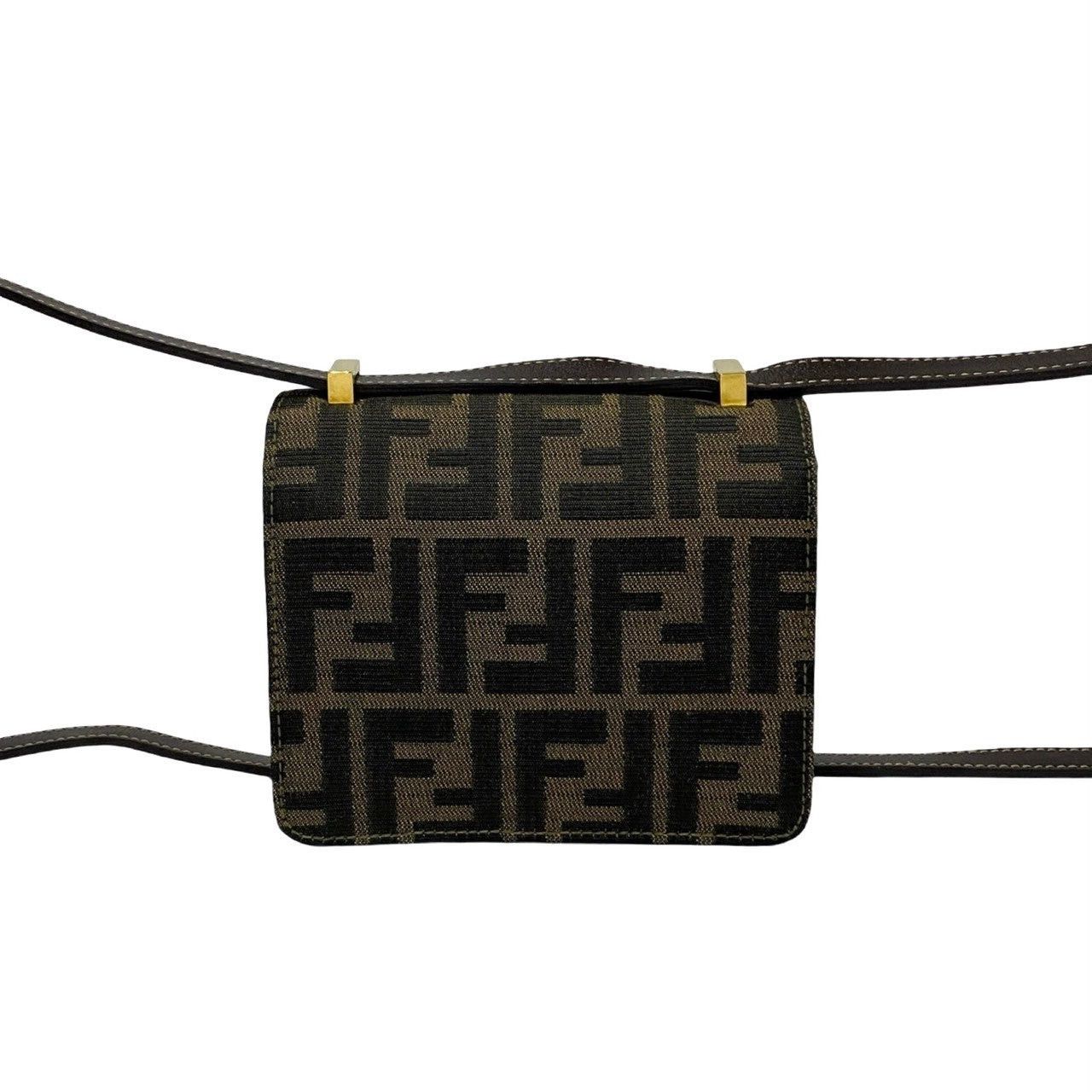 Fendi Fendi Shoulder Bag Black Cotton Size ONE SIZE - 4 Thumbnail