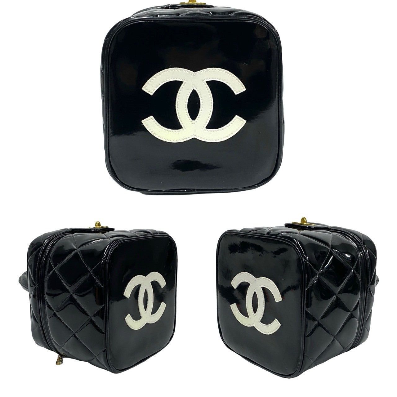 Chanel Chanel Handbag Black Leather Size ONE SIZE - 6 Thumbnail