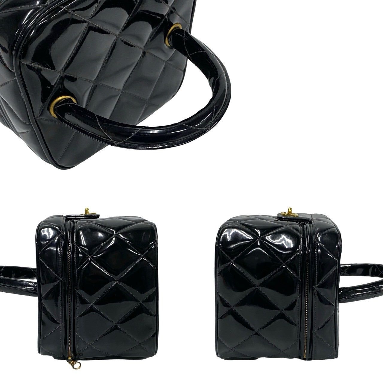Chanel Chanel Handbag Black Leather Size ONE SIZE - 5 Thumbnail