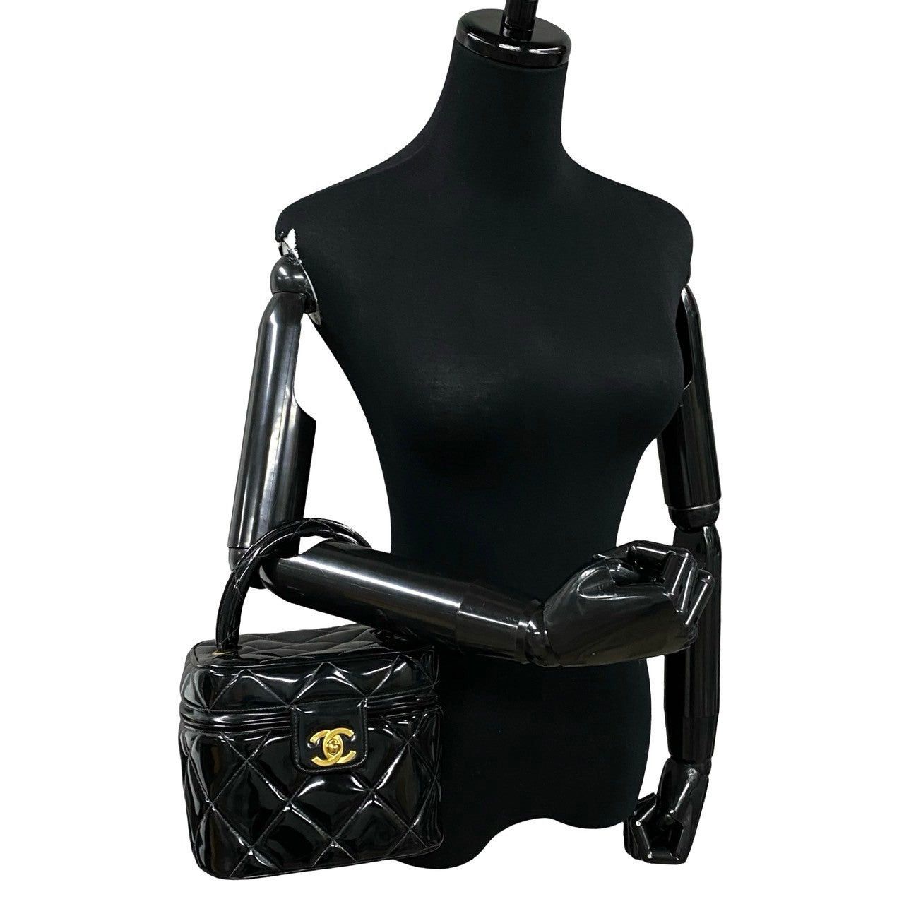 Chanel Chanel Handbag Black Leather Size ONE SIZE - 2 Thumbnail
