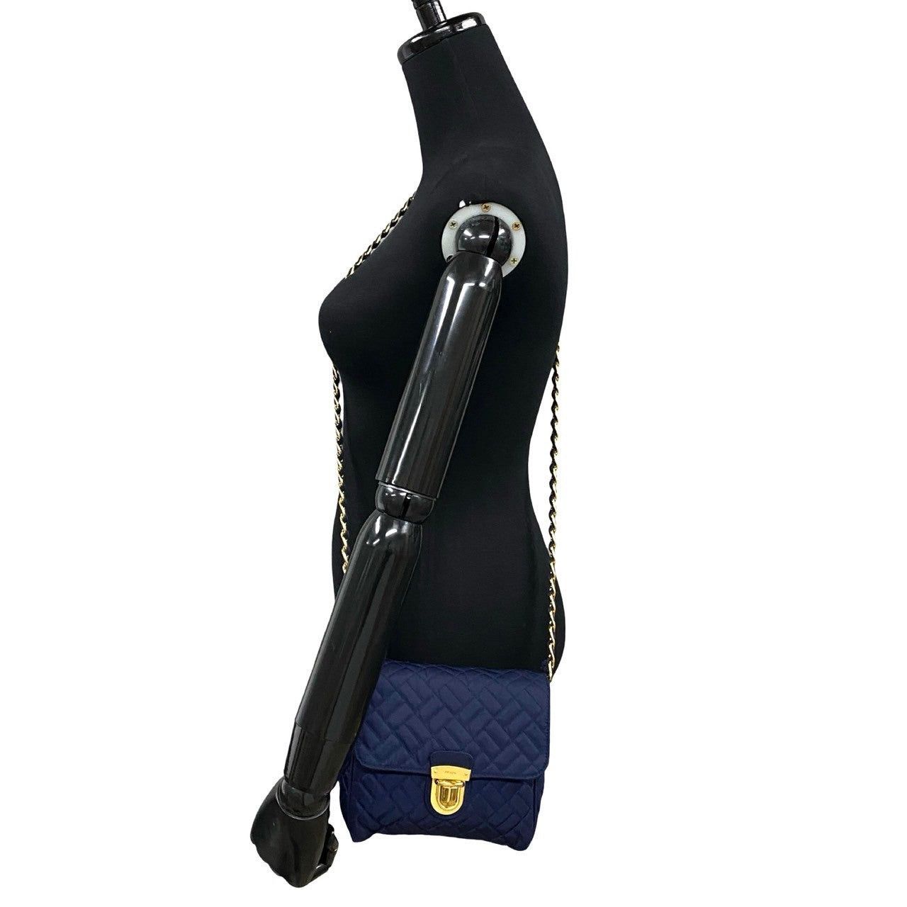 Prada Prada Shoulder Bag Blue Synthetic Size ONE SIZE - 2 Thumbnail