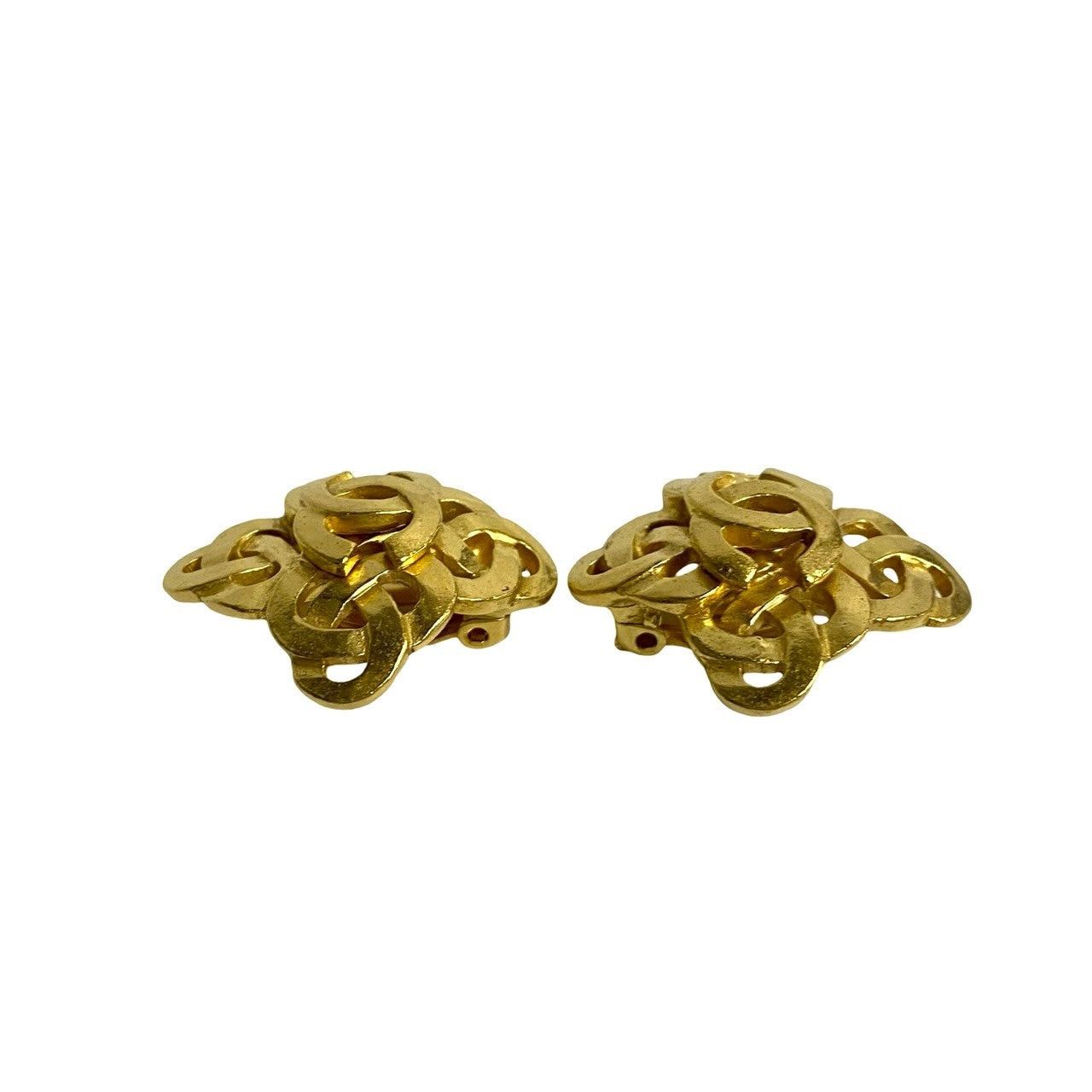 Chanel Chanel Earrings Gold Plated Size ONE SIZE - 3 Thumbnail