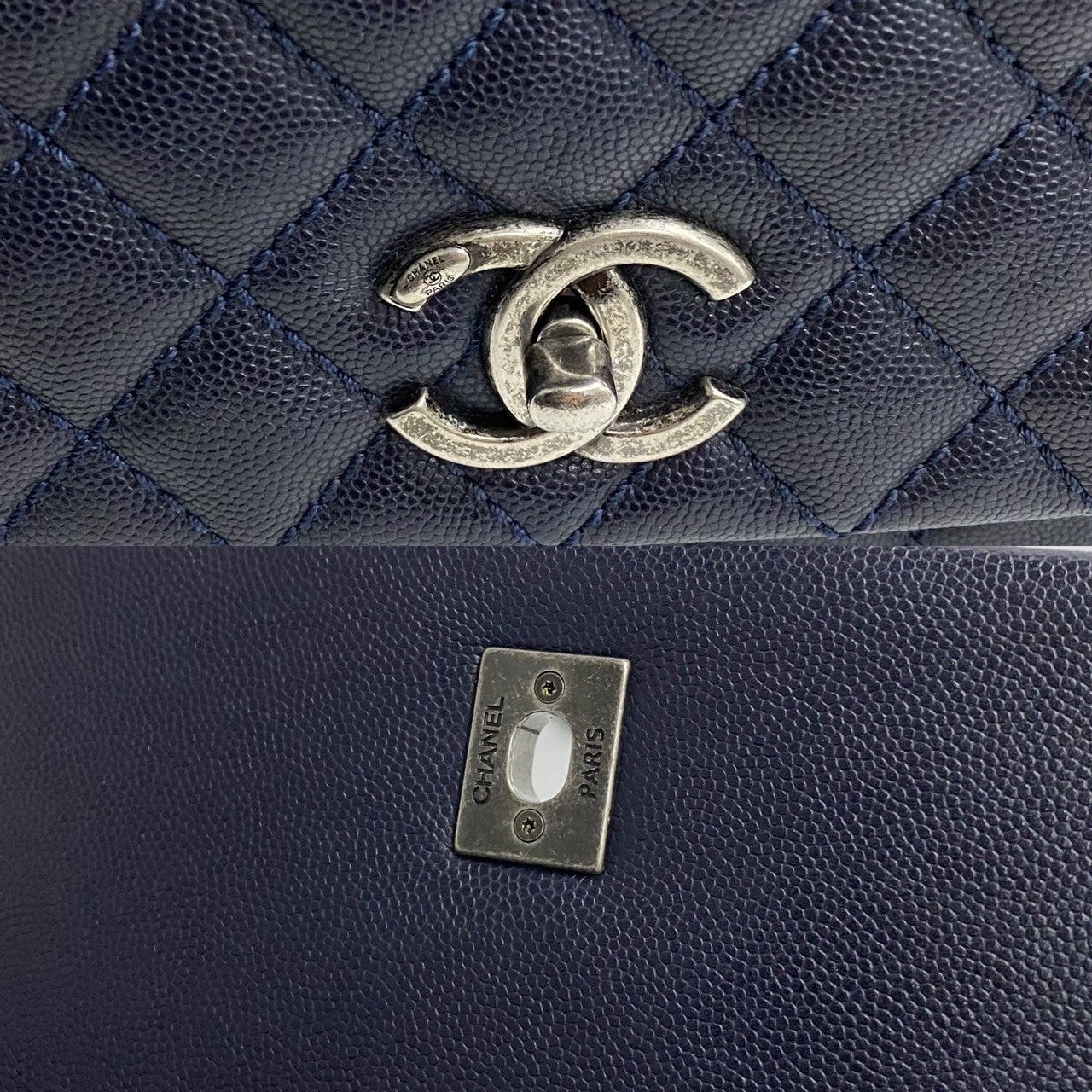 Chanel Chanel Shoulder Bag Blue Leather - Exotic Size ONE SIZE - 4 Thumbnail