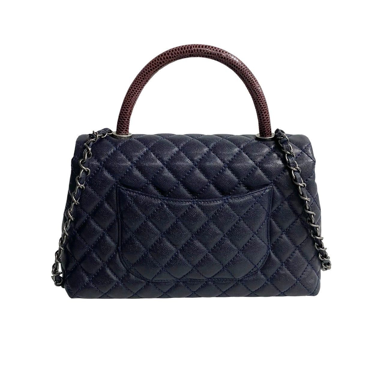 Chanel Chanel Shoulder Bag Blue Leather - Exotic Size ONE SIZE - 5 Thumbnail