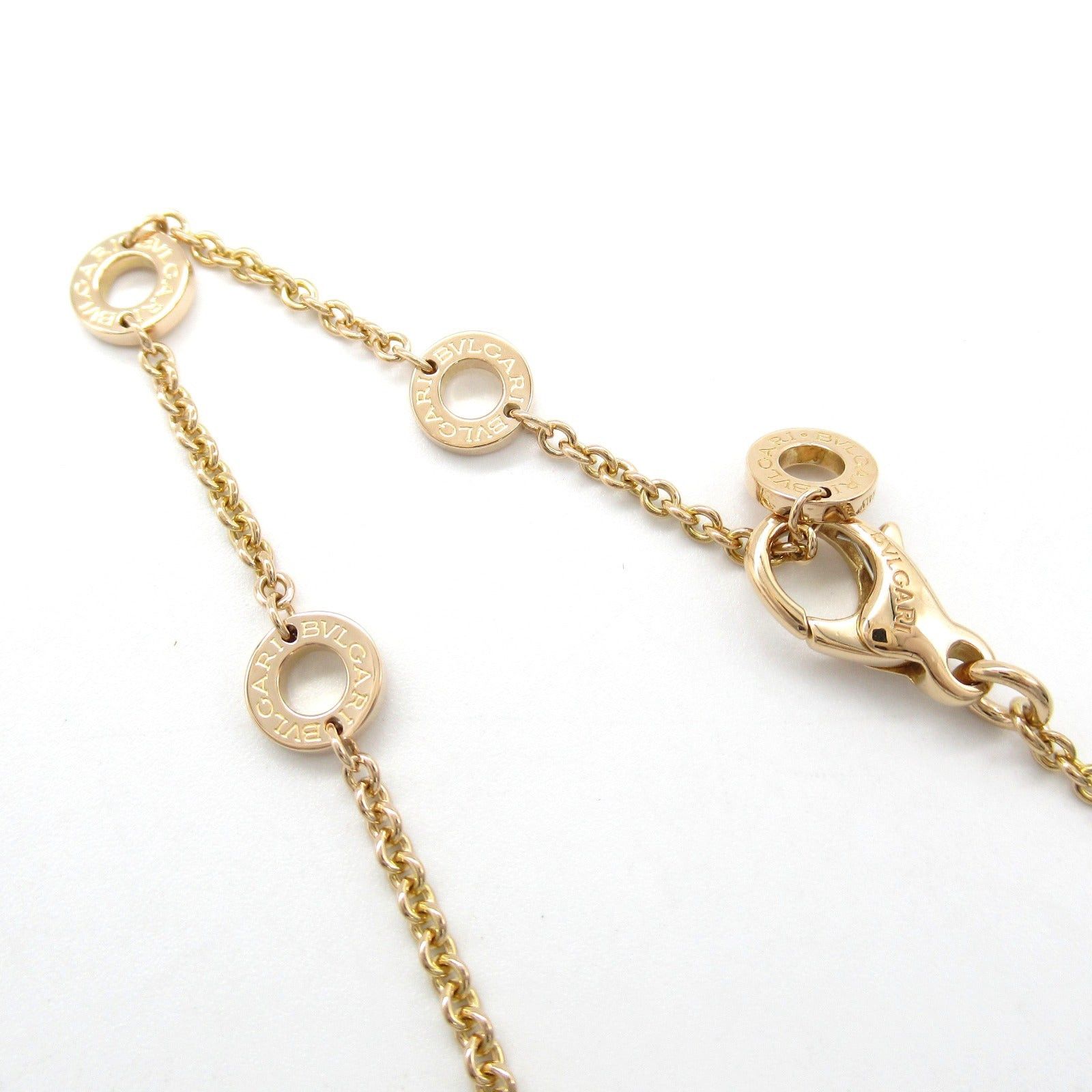 Bvlgari Bvlgari B Zero One Necklace K18Pg (Pink Gold) Ceramic White Size ONE SIZE - 4 Thumbnail